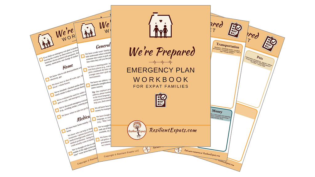 Resilient Expats Emergency Planning Workbook