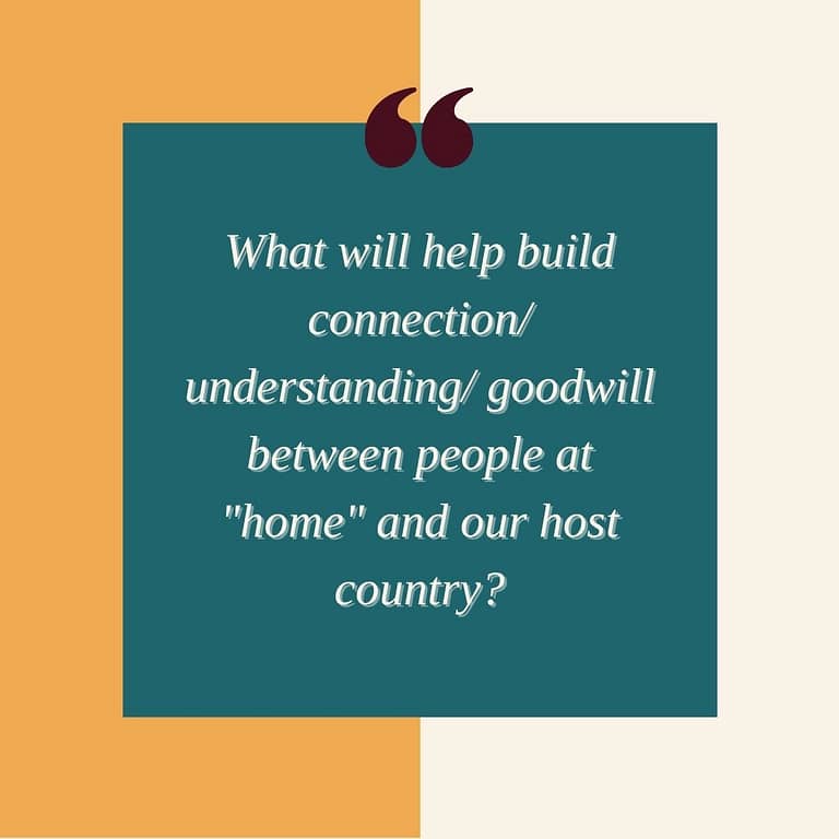 What will build connection Resilient Expats LLC