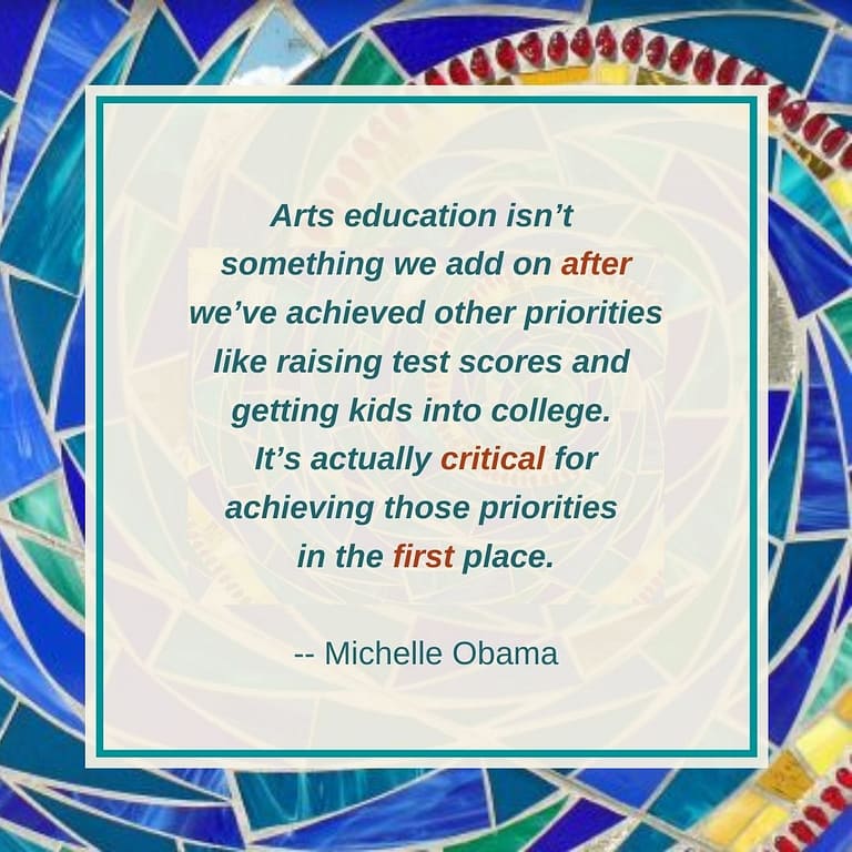 Arts education isn't an add-on; it's critical to achieve priorities. - Michelle Obama