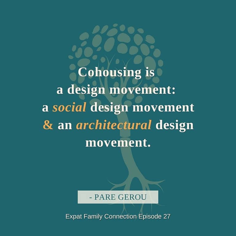 Cohousing is a social and architectural design movement.